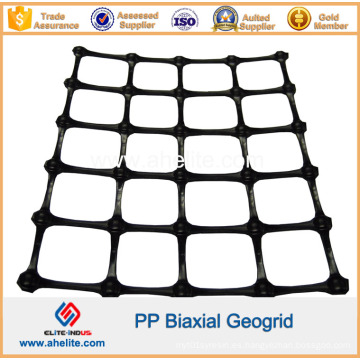 Polipropileno plástico PP Biaxial Geogrids 20kn 30kn 40kn